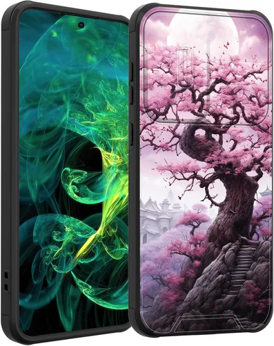 Vista 26 de Funda para Galaxy A16 5G con cubierta para cámara deslizante, resistente de doble capa, híbrida, a prueba de golpes, funda protectora resistente