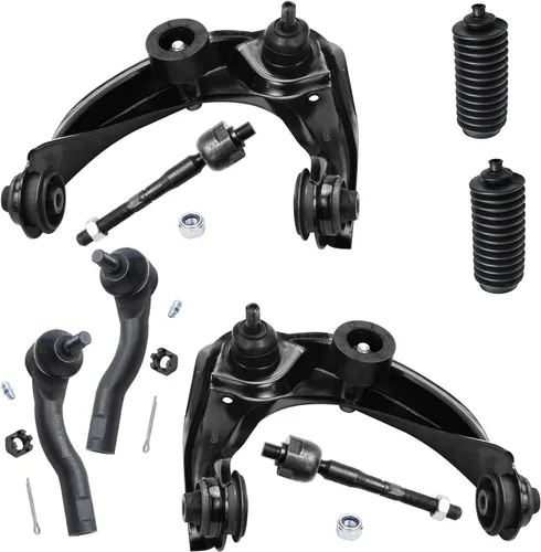 Vista 74 de Detroit Axle - Kit de brazos de control de extremo de 8 piezas para Toyota 2001-2003 Highlander 2002-2003 Camry Lexus ES300, 2 conjuntos de brazos