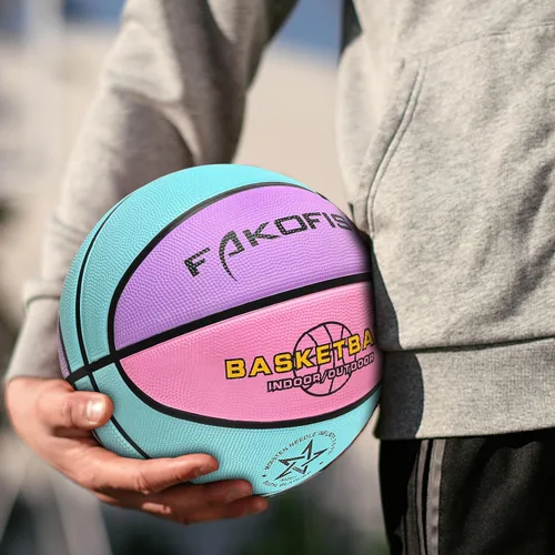 Vista 6 de Baloncesto para Niños y Jóvenes Tamaño 3/4/5 (22"/25.5"/27.5") Baloncesto de Goma Premium para Niños y Niñas de 3-14 Años Juego Interior y Exterior