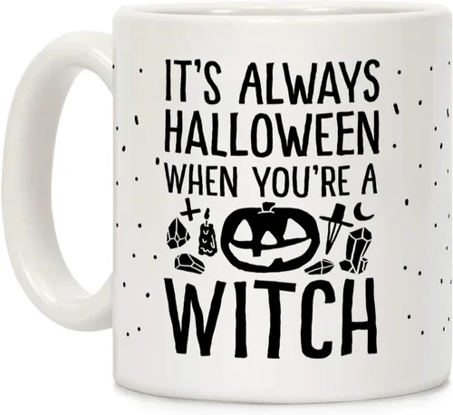 Vista 52 de LookHUMAN Tazas de Halloween Taza de café de Halloween - Tazas de café para decoración ideales para amantes y entusiastas de la decoración - Taza