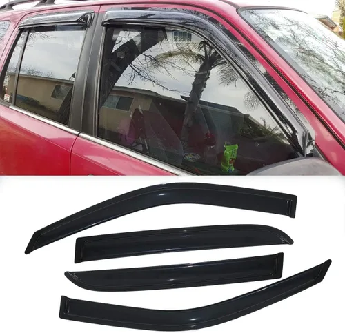 Vista 10 de Viseras de ventana Protectores de lluvia para Honda Civic Coupe 92410 2006