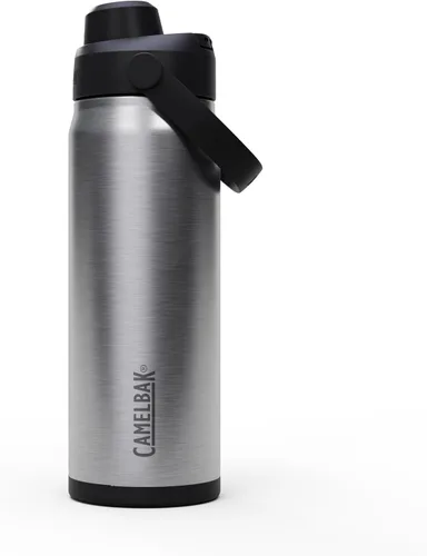 Vista 45 de CamelBak Thrive Chug - Botella de agua aislada de acero inoxidable, color negro, 20 onzas