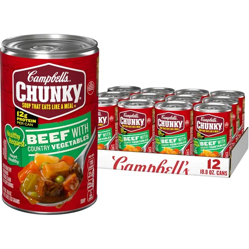 Vista 13 de Sopa Chunky de Campbell's, carne de vacuno, 15.25 onzas (paquete de 8)