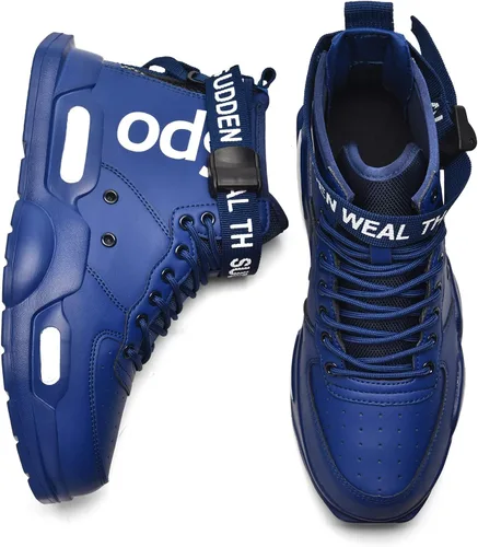 Vista 5 de Ahico Zapatos deportivos de moda para hombre, zapatos deportivos para caminar, deportivos, casuales, elegantes, para hombre
