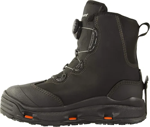 Vista 6 de Korkers Devil's Canyon Wading Botas - atléticas y guantes, incluye fieltro intercambiable y suelas Kling-On