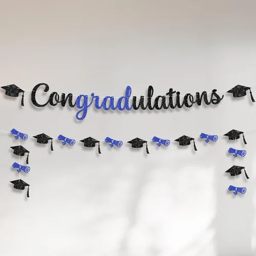 Vista 9 de KatchOn, Cartel con texto en inglés «We are So Proud of You» («We are So Proud of You») – Cartel de felicitaciones para decoraciones de graduación