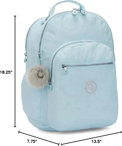 Vista 9 de Kipling Seoul Go - Mochila extra grande, Azul (Bridal Blue), Mediana