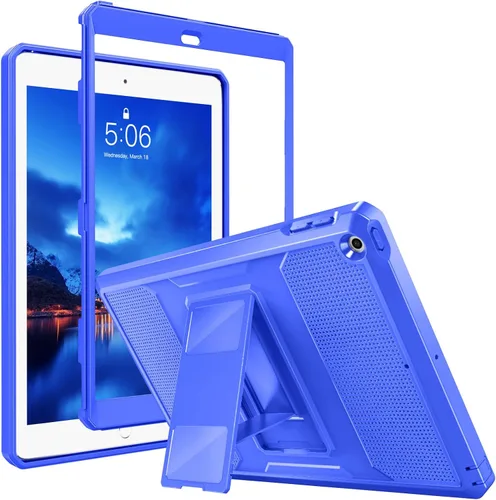 Vista 25 de MoKo Funda Compatible con iPad 9.7 de 2018/2017 6ª/5ª Generación - [Resistente] Funda Híbrida Protectora de Cuerpo Completo a Prueba de Golpes