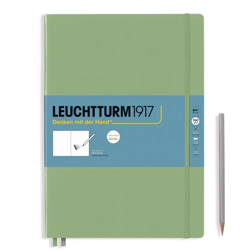 Vista 26 de Leuchtturm1917 - Medium A5 Hardcover Sketchbook (Black) - 112 Pages of 150g/m² Paper Negro