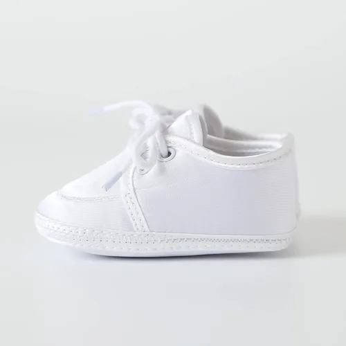 Vista 8 de Booulfi Conjunto de botines y calcetines para bebés recién nacidos para bautizo