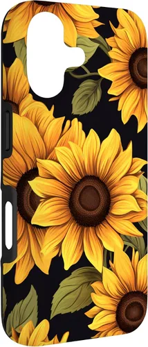 Vista 3 de Aesthetic Sunflowers Funda con diseño de flores silvestres para iPhone 17