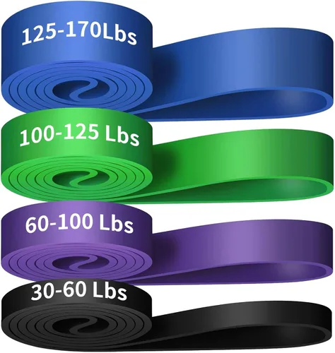 Vista 9 de Alllvocles Resistance Band, Pull Up Bands, Pull Up Assistance Bands, Workout Bands, Exercise Bands, Resistance Bands Set for Legs, Working Out