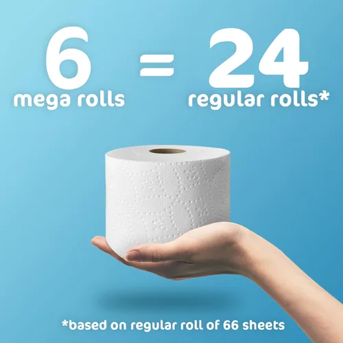 Vista 3 de Nicky Elite - Papel higiénico con embalaje de papel reciclable, 36 megarrollos ultra suaves = 144 rollos regulares