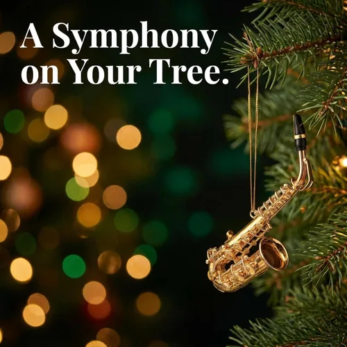 Vista 8 de Adorno para Navidad de instrumento musical