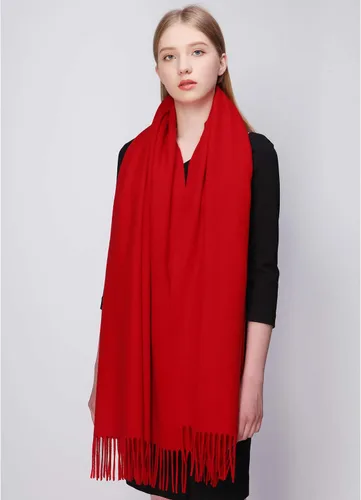 Vista 10 de RIIQIICHY Bufanda 100% de lana, chales y envolturas de pashmina para mujer, cachemira cálida para invierno, bufandas suaves más gruesas