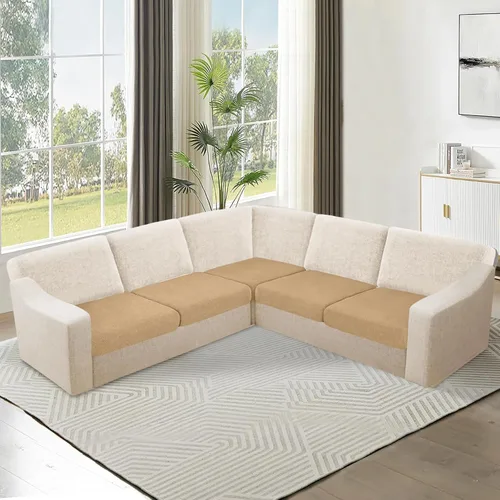Vista 7 de HDCAXKJ - Fundas impermeables para cojín de sofá modular, fundas elásticas para cojín de sofá de esquina, fundas protectoras de muebles de jacquard