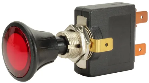 Vista 5 de Fastronix 50A Interruptor de empuje/tracción con indicador LED azul