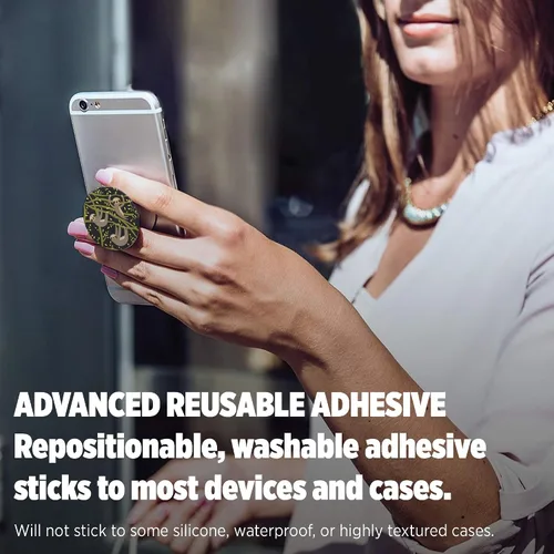 Vista 4 de PopSockets Agarre para teléfono con soporte expandible, agarre adhesivo - Sloths-A-Lot