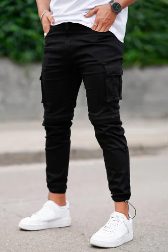 Vista 8 de GINGTTO Mens Outdoor Hiking Convertible Pants Slim Fit Stretch Cargo Joggers Lightweight Work Pants for Men