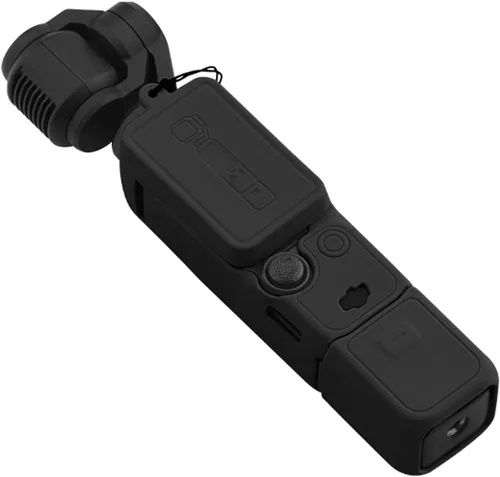 Vista 6 de Funda protectora de silicona para DJI Osmo Pocket 3 Funda de silicona Funda protectora Handheld Gimbal Action Camera Accesorios (negro)