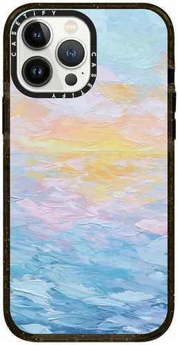 Vista 326 de CASETiFY Funda Impact para iPhone 13 [Protección contra caídas de grado militar 4X de 8.2 pies/Compatible con Magsafe] - #1 Mom - Transparente