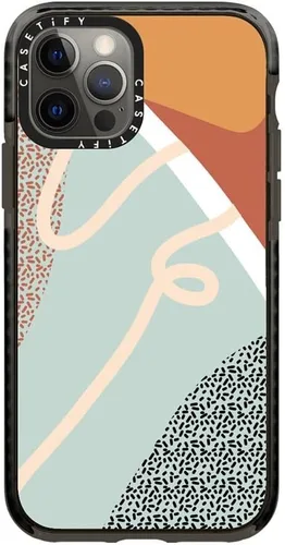 Vista 19 de CASETiFY Impact - Funda para iPhone 12 y iPhone 12 Pro, Bearly Awake, color negro transparente