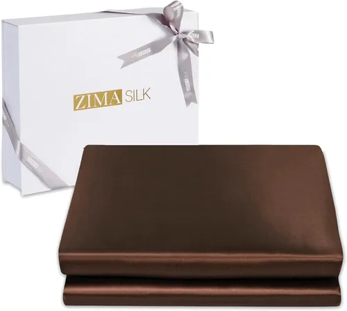 Vista 7 de ZIMASILK Sábana bajera ajustable 100% seda de morera 19 Momme, sin costuras, con bolsillo profundo, suave, sedosa e hipoalergénica para un sueño