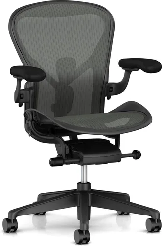 Vista 3 de Herman Miller Silla ergonómica Aeron - Tamaño C, Grafito