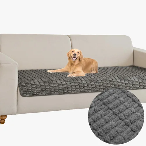 Vista 15 de Muamar Funda para Cama de Perro Protector de Sofá, Fundas de Sofá Antideslizantes Impermeables para Sala de Estar Fundas de Sofá, Tapete de Sofá