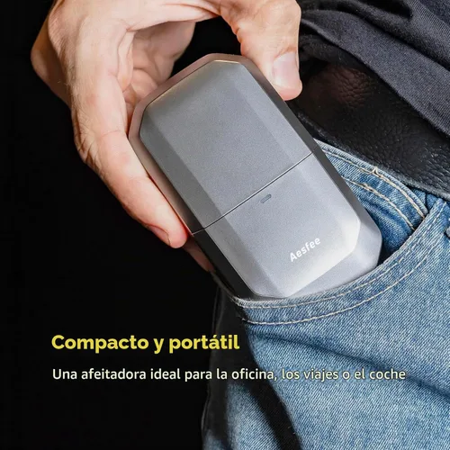 Vista 5 de Maquinillas de afeitar eléctricas para hombres, afeitadora de láminas