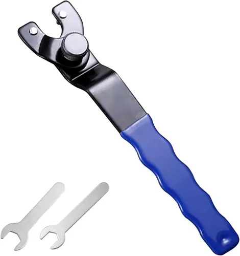 Vista 7 de Amoladora angular Llave de pasador ajustable universal para máquina amoladora angular (rojo)