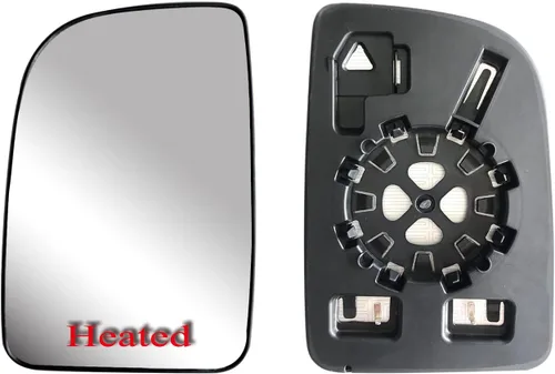 Vista 4 de Espejo convexo inferior izquierdo para puerta de repuesto con placa trasera para Mercedes Freightliner Sprinter a partir de 2019