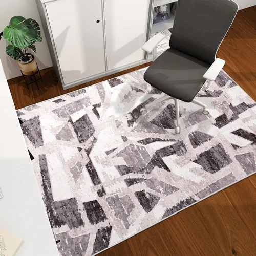 Vista 53 de Tapete para silla de oficina para suelo de madera dura, 48"x36" tapete protector de escritorio de computadora de fácil deslizamiento para silla Hoja