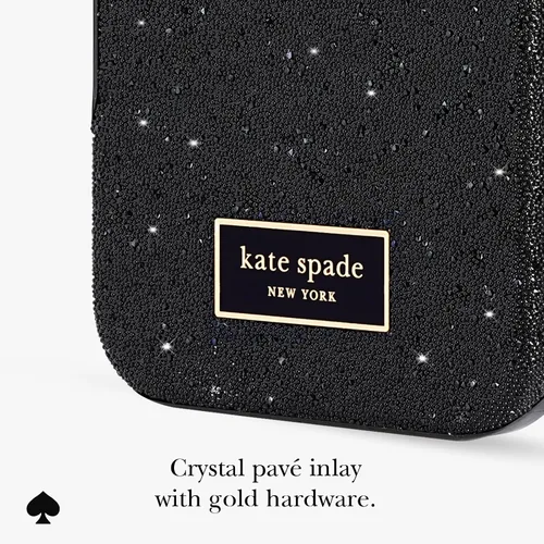 Vista 8 de kate spade new york Funda para iPhone 18 Pro - Crystal Pave Nightfall