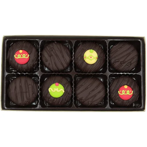 Vista 120 de Galletas Oreo bañadas en chocolate oscuro y con leche, de Philadelphia Candies
