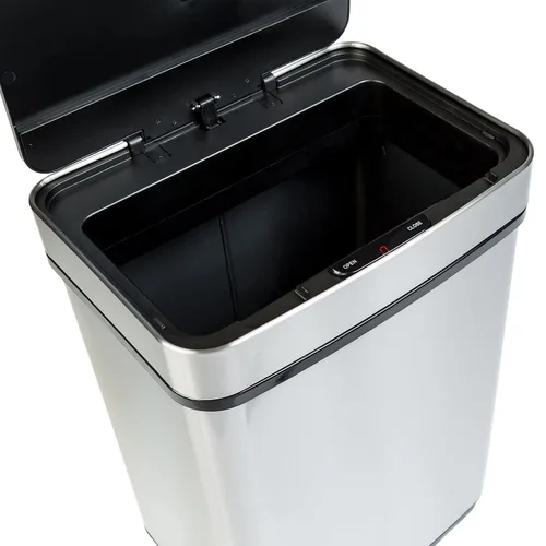 Vista 5 de Honey-Can-Do Bote de basura con sensor SS 50L TRS-08414 Plata
