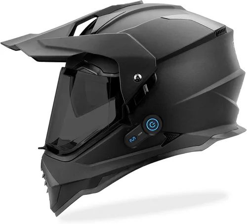 Vista 10 de GDM Beast - Casco de motocicleta Bluetooth Dual