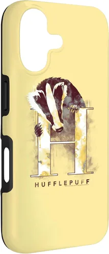 Vista 3 de Harry Potter Carcasa de acuarela Hufflepuff para iPhone 17