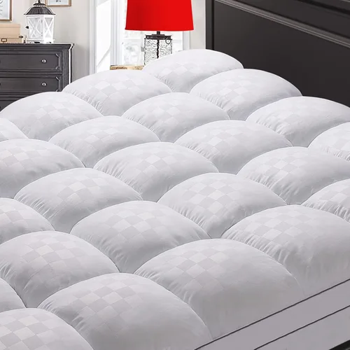 Vista 9 de SameBed Cubrecolchón tamaño individual, almohadilla de colchón extra gruesa para dolor de espalda, protector de colchón refrescante con bolsillo