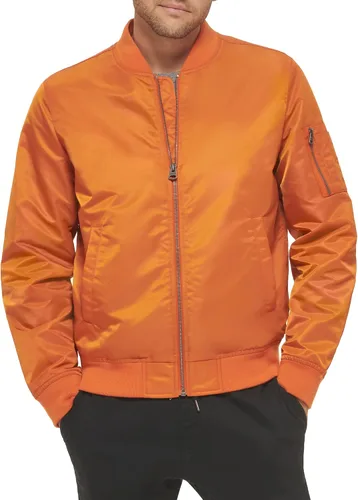 Vista 34 de Levi's MA-1 Flight chamarra satinada sin relleno para hombre