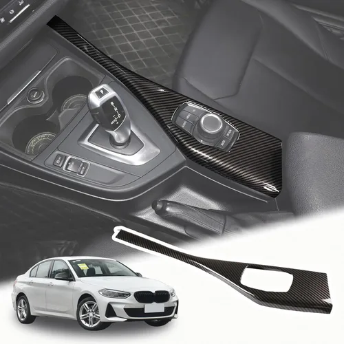 Vista 11 de Cubierta del panel de botones multimedia para consola central de automóvil, compatible con BMW Serie 1, 2, F20, F21, F22, cubierta del panel