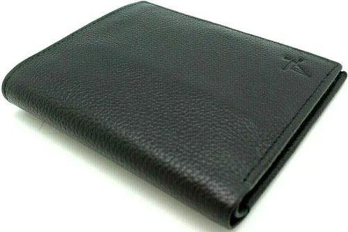 Vista 6 de Billetera delgada con bloqueo RFID para hombre, tarjetero para hombre, cartera delgada con bolsillo frontal para hombre, tarjetero para tarjetas
