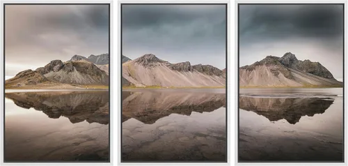 Vista 133 de wall26 Lienzo enmarcado para pared, juego de arte debajo de los tallos de bambú verde, naturaleza, desierto, fotografía, realismo, contemporáneo