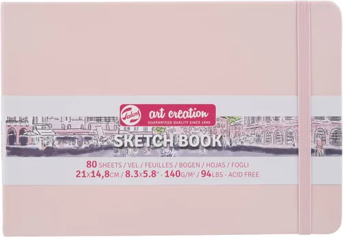 Vista 5 de Talens Art Creation Cuaderno de bocetos Espiral 15X15 cm, 80 Pages, 110Gr