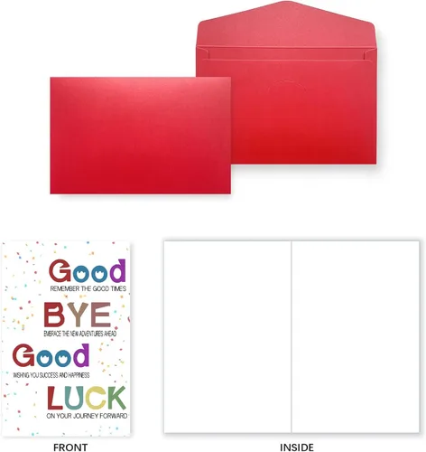 Vista 6 de Joycard Divertida tarjeta de despedida para él/ella, tarjetas de jubilación humorísticas para compañeros de trabajo y amigos, divertida tarjeta
