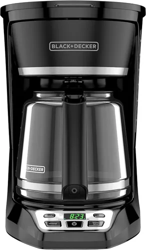 Vista 2 de BLACK+DECKER Cafetera programable de 12 tazas*, color negro