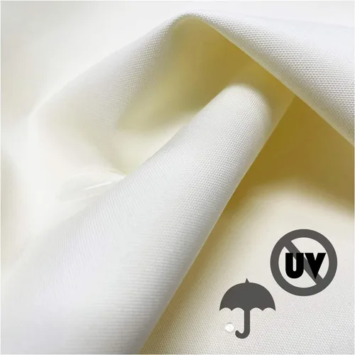 Vista 2 de Toldo retráctil de 8 x 6.5 pies (manual) Toldo retráctil de aluminio resistente al agua de poliéster para patio con mango manivela para hogar al