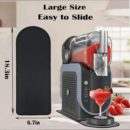 Vista 2 de Almohadilla deslizante para máquina Ninja Slushie FS301 y FS300, alfombrilla antideslizante para accesorios de máquina de granizado Ninja