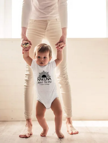 Vista 3 de Mameluco Cbtwear Hakuna Ma's Ta-Tas, divertido, bonito, de una pieza, novedad para bebé