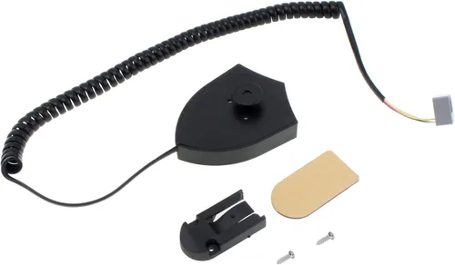 Vista 9 de bocina de coche de 12 V, 100 W, 9 sonidos, bocina de sirena de coche con soporte de gancho, función de llamada, alarma de advertencia electrónica
